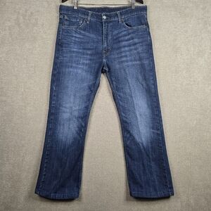 Levis Mens Jeans 36x29 (Actual - Tag Says 36x30) Blue Denim Bootcut (G31)